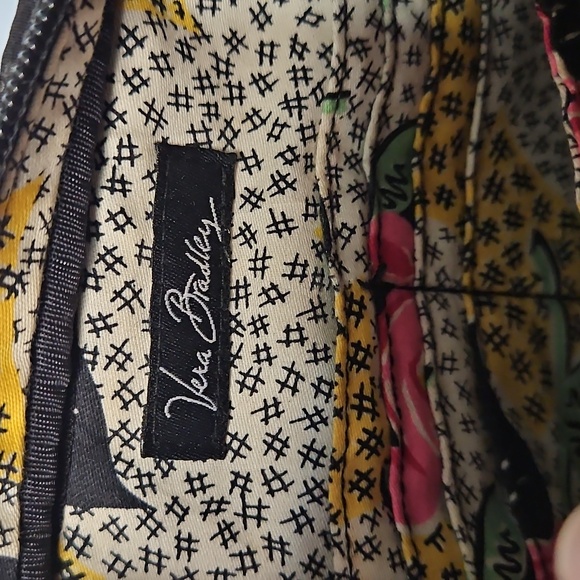 Vera Bradley Mini Hipster Black Quilted Crossbody Bag - Picture 10 of 16